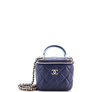 Chanel Classic Top Handle Vanity Case #220655C29B